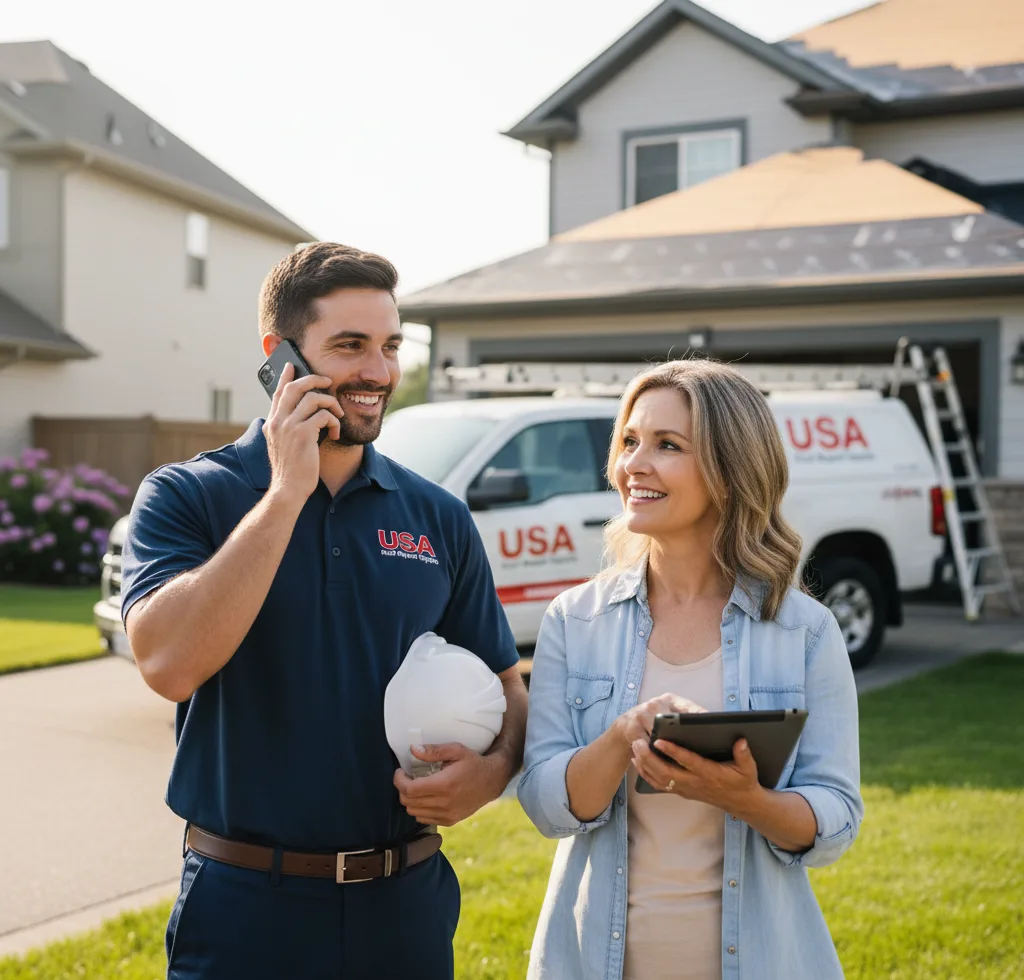 USA Roof Repair Experts customer support in Brunswick